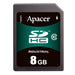 AP-ISD08GCD4A-3T by Apacer Memory America - MEMORY CARD SDHC 8GB SLC