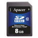 AP-ISD008GIA-1ATM by Apacer Memory America - MEMORY CARD SDHC 8GB CLASS 6 MLC