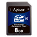AP-ISD08GID4B-3T by Apacer Memory America - MEMORY CARD SDHC 8GB SLC