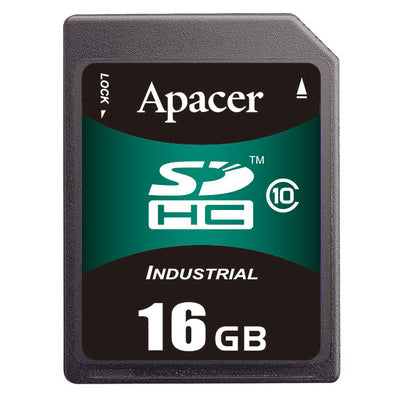 AP-ISD16GCD4A-3C by Apacer Memory America - MEMORY CARD SDHC 16GB SLC