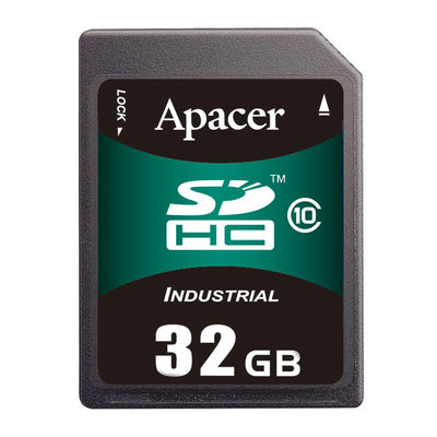AP-ISD32GCD4A-3C by Apacer Memory America - MEMORY CARD SDHC 32GB SLC