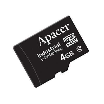 AP-MSD04GIHI-T by Apacer Memory America - MEMORY CARD MICROSDHC 4GB SLC