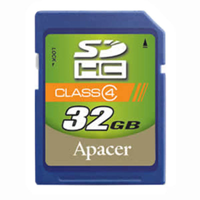 AP32GSDHC4-B by Apacer Memory America - MEMORY CARD SDHC 32GB CLASS 4