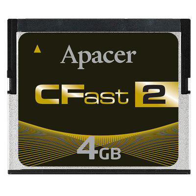 APCFA004GACAD-AT by Apacer Memory America - MEMORY CARD CFAST 4GB SLC