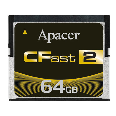 APCFA064GBAD-DT by Apacer Memory America - MEMORY CARD CFAST 64GB SLC