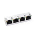 AR14NM-4601I by Allied Components International - 1x4 RJ45 Connector, NM, LEDs Y/G