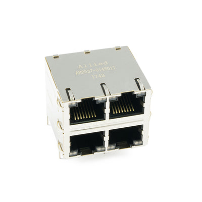 ARB537-014501I by Allied Components International - QUAD PORT RJ45 CONNECTOR