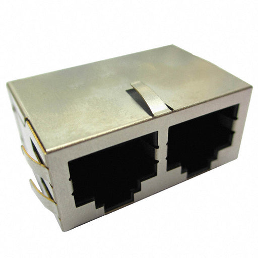 ARJ12A-MCSD-MU2 by Abracon LLC - CONNECTOR JACK 2PORT 100 BASE-TX PCB