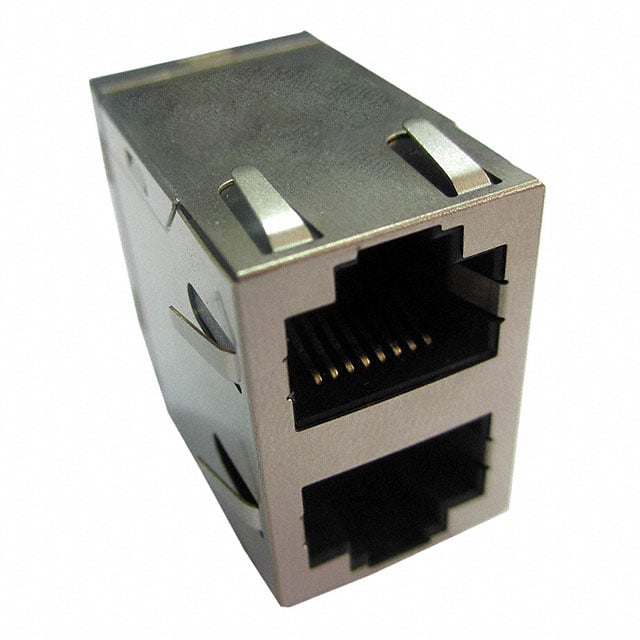 ARJ21A-MCSD-MU2 by Abracon LLC - CONNECTOR JACK 2PORT 1000 BASE-TX PCB