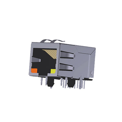 ARJM11A1-009-NN-EW2 by Abracon LLC - CONNECTOR JACK 1PORT 100 BASE-T PCB