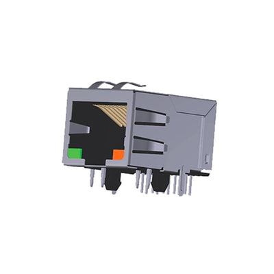 ARJM11A1-007-KK-CW2 by Abracon LLC - CONNECTOR JACK 1PORT 100 BASE-T PCB
