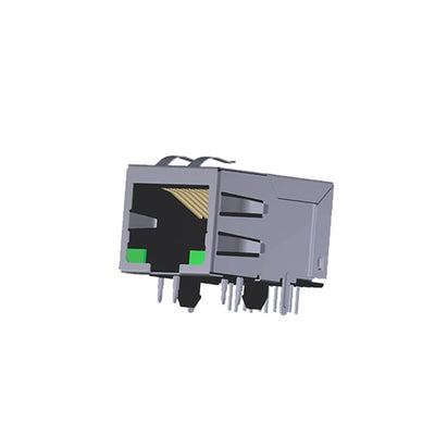 ARJM11A1-009-AA-EW2 by Abracon LLC - CONNECTOR JACK 1PORT 100 BASE-T PCB