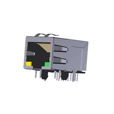 ARJM11A1-009-BA-EW2 by Abracon LLC - CONNECTOR JACK 1PORT 100 BASE-T PCB