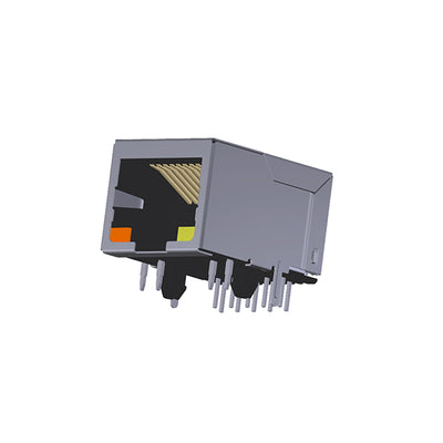 ARJM11B1-001-KB-EW2 by Abracon LLC - CONNECTOR JACK 1PORT 100 BASE-T PCB