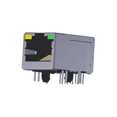 ARJM11D7-001-JA-CW4 by Abracon LLC - CONNECTOR JACK 1PORT 100 BASE-T PCB