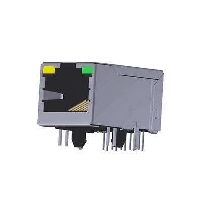 ARJM11D7-001-JJ-CW2 by Abracon LLC - CONNECTOR JACK 1PORT 100 BASE-T PCB