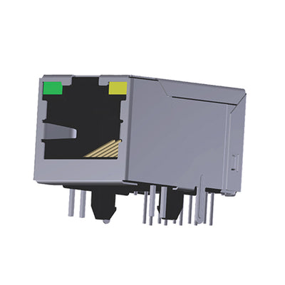 ARJM11D7-502-AB-ER2-T by Abracon LLC - CONNECTOR JACK 1PORT 1000 BASE-T PCB