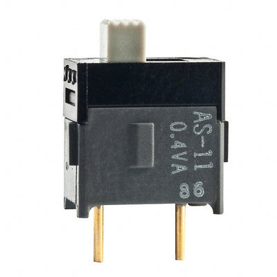 AS11AP by NKK Switches - SWITCH SLIDE SPST 0.4VA 28V