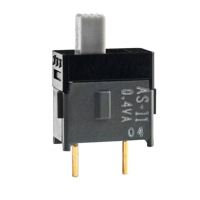 AS11CP by NKK Switches - SWITCH SLIDE SPST 0.4VA 28V