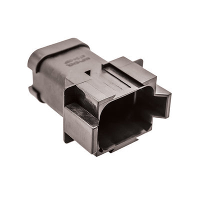 AT04-08PA-ECBLK by Amphenol Sine Systems Corp - CONNECTOR RECPT HSG 8POS 14-20AWG