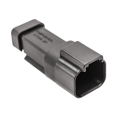 AT04-2P-EC01BLK by Amphenol Sine Systems Corp - CONNECTOR RECPT HSG 2POS 14-20AWG
