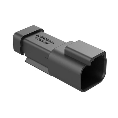 AT04-2P-P060 by Amphenol Sine Systems Corp - CONNECTOR RECPT 2POS CRIMP NICKEL