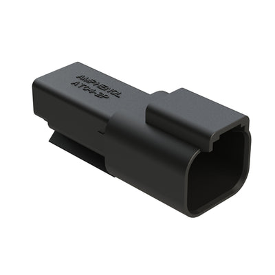 AT04-2P-RD01BLK by Amphenol Sine Systems Corp - CONNECTOR RECPT HSG 2POS