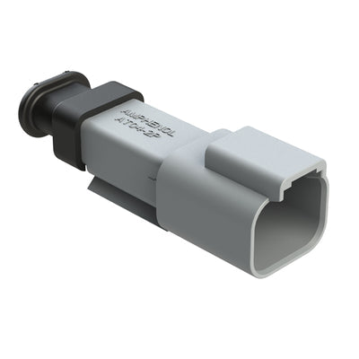 AT04-2P-SR01GRY by Amphenol Sine Systems Corp - CONNECTOR RECPT HSG 2POS