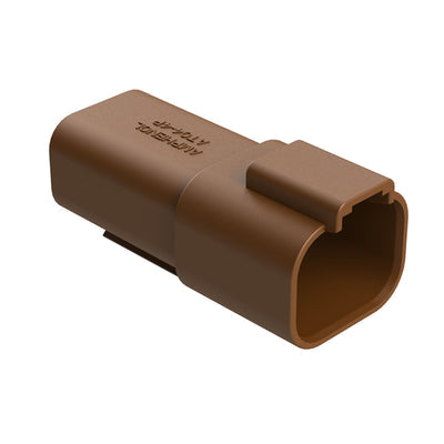 AT04-4P-BRN by Amphenol Sine Systems Corp - CONNECTOR RECPT HSG 4POS