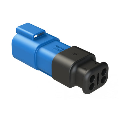AT04-4P-SR01BLU by Amphenol Sine Systems Corp - CONNECTOR RECPT HSG 4POS
