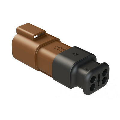 AT04-4P-SR01BRN by Amphenol Sine Systems Corp - CONNECTOR RECPT HSG 4POS