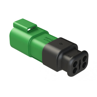 AT04-4P-SR01GRN by Amphenol Sine Systems Corp - CONNECTOR RECPT HSG 4POS