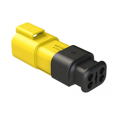 AT04-4P-SR01YEL by Amphenol Sine Systems Corp - CONNECTOR RECPT HSG 4POS