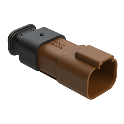 AT04-4P-SR02BRN by Amphenol Sine Systems Corp - CONNECTOR RECPT HSG 4POS