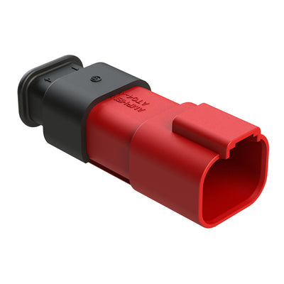 AT04-4P-SR02RED by Amphenol Sine Systems Corp - CONNECTOR RECPT HSG 4POS