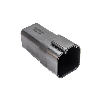 AT04-6P-BLK by Amphenol Sine Systems Corp - CONNECTOR RECPT HSG 6POS 14-20AWG