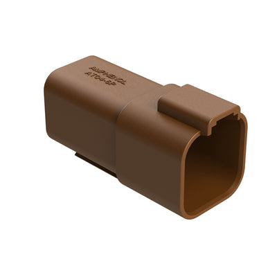 AT04-6P-BRN by Amphenol Sine Systems Corp - CONNECTOR RECPT HSG 6POS