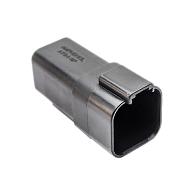 AT04-6P-RD01BLK by Amphenol Sine Systems Corp - CONNECTOR RECPT HSG 6POS 14-20AWG