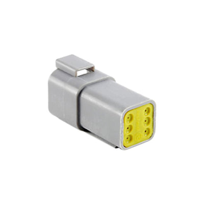 AT04-6P-RD01 by Amphenol Sine Systems Corp - CONNECTOR RECPT HSG 6POS 14-20AWG