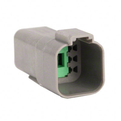 AT04-6P by Amphenol Sine Systems Corp - CONNECTOR RECPT HSG 6POS 14-20AWG