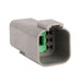 AT04-6P by Amphenol Sine Systems Corp - CONNECTOR RECPT HSG 6POS 14-20AWG