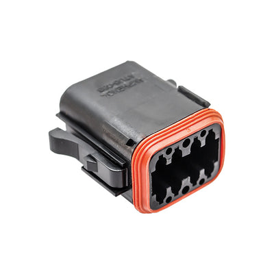 AT06-08SA-BLK by Amphenol Sine Systems Corp - CONNECTOR PLUG HSG 8POS 14-20AWG