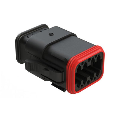 AT06-08SB-SR2BK by Amphenol Sine Systems Corp - CONNECTOR PLUG HSG 8POS 14-20AWG