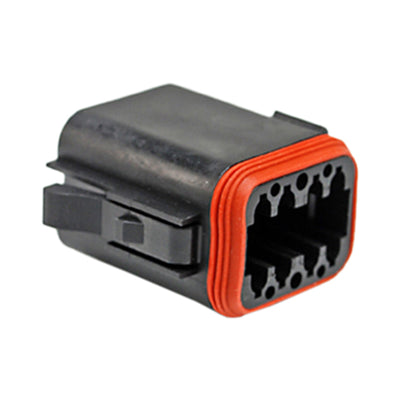 AT06-08SB by Amphenol Sine Systems Corp - CONNECTOR PLUG HSG 8POS 14-20AWG
