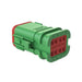 AT06-08SC-OMGRN by Amphenol Sine Systems Corp - CONNECTOR PLUG HSG 8POS