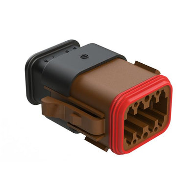 AT06-08SD-SRBR by Amphenol Sine Systems Corp - CONNECTOR PLUG HSG 8POS 14-20AWG