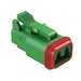 AT06-2S-GRN by Amphenol Sine Systems Corp - CONNECTOR PLUG HSG 2POS 14-20AWG