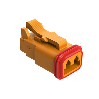 AT06-2S-ORG by Amphenol Sine Systems Corp - CONNECTOR PLUG HSG 2POS