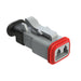 AT06-2S-SR01GRY by Amphenol Sine Systems Corp - CONNECTOR PLUG HSG 2POS