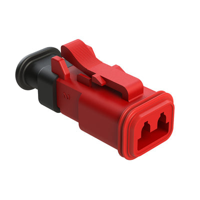 AT06-2S-SR01RED by Amphenol Sine Systems Corp - CONNECTOR PLUG HSG 2POS